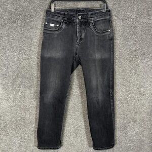 Kuhl DisruptR Jeans Mens 32x30 Gray Straight Leg Stretch Denim Outdoor Workwear